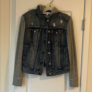 Express Hooded Jean Jacket